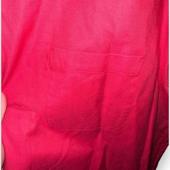NWT Daniel Cremiux Red S/S Camp Collar Button Up Bowling Shirt Size XL - Picture 7 of 12